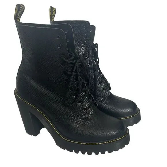Dr. Martens Black Lace Up Boots - Picture 1 of 12